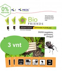 Nematodai Juodojo pjovėjo SUAUGĖLIUI PADĖKLIUKE MAXI pakuotė 3 vnt (kaina nurodyta 1 vnt)